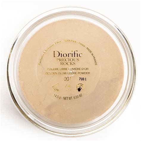 Dior Precious Rocks (001) Golden Glow Loose Powder Review.